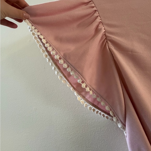 Pink Ruffle Sleeve Blouse - Picture 5 of 6